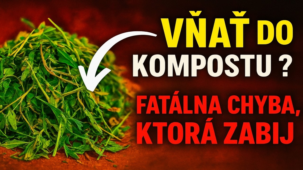 Vňať do kompostu? 🍂 Fatálna chyba, ktorá zabije vašu budúcoročnú úrodu.