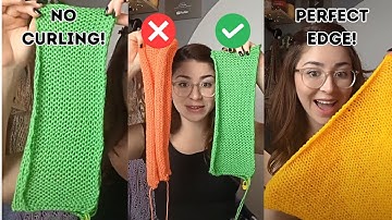 Sentro Knitting Machine: Fixing the cast off edges and panels curling | Tutorial