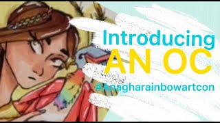 Introducing an OC!| Entering an art contest #Anagharainbowartcon