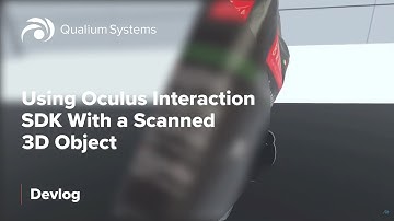 Using the Oculus Interaction SDK on the example of a scanned 3D object