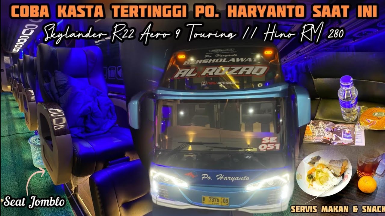 Rp. 280.000 Naik Bis Baru & Kelas Baru Po. Haryanto Super Executive‼️[Trip Kudus - Jakarta SE 051]🔥