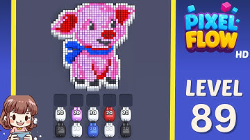 Pixel Flow Level 89 Solution Walkthrough