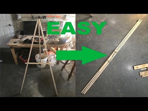 Build your own Table Top Easel on a budget! 