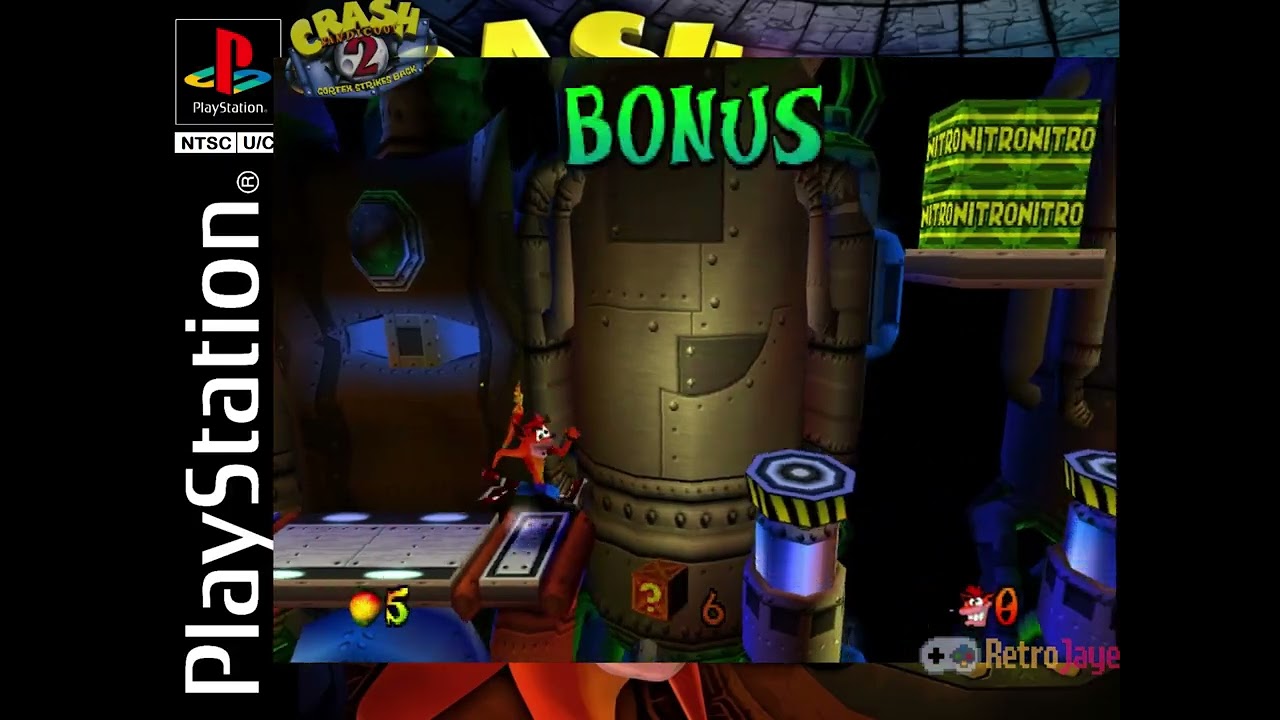 🎮 Crash Bandicoot 2 – Spaced Out (Clear Gem & Crystal) 🚀🧲
