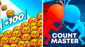 Food Run Vs Count Masters 🍔🍔🍔 Walkthrough All New Max Update Mobile Gameplay GH9234