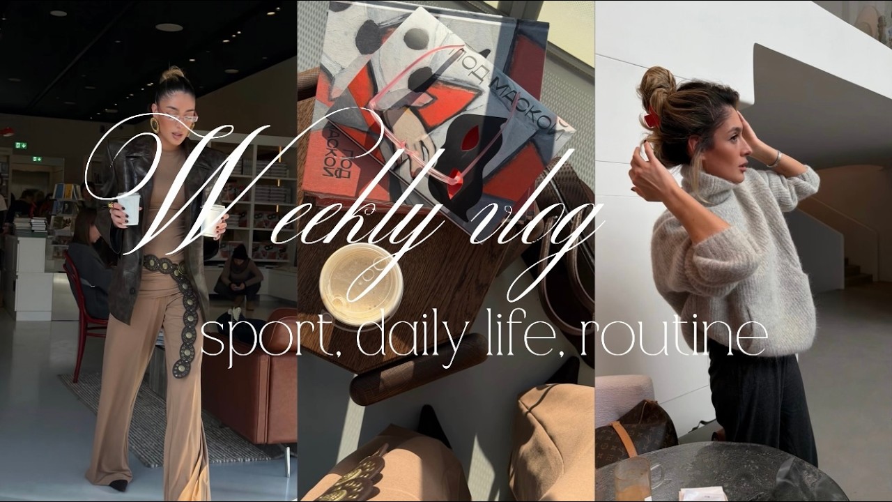 VLOG 14 || Будни в Москве, спорт, работа, рутина, выходные у родителей