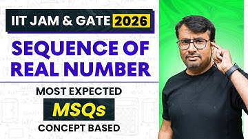 IIT JAM 2026 | MSQs - Most Expected Concept Based on the Sequence of Real Number