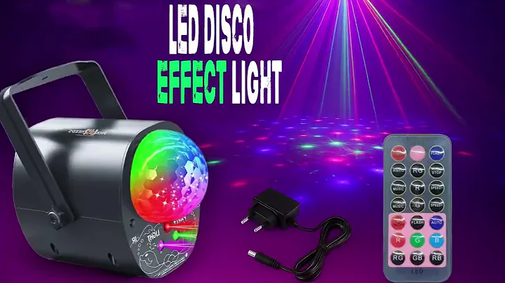 Pick Ur Needs DJ Party Laser Light with Remote Control Sound Activated Strobe & Disco Ball Light