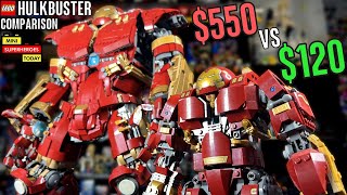 LEGO HULKBUSTER Comparison: $550 vs $120 (76210 and 76105)