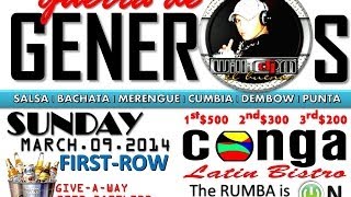 GUERRA DE GENERO DANCE CONTEST - 1ST ROW