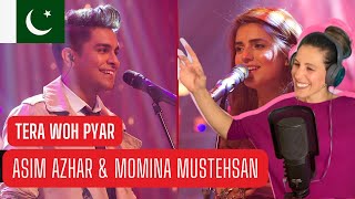 Listening For the First Time! Coke Studio - Tera Woh Pyar - #asimazhar #mominamustehsan #REACTION