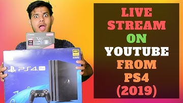 HOW TO LIVE STREAM ON PS4 IN 2019- BEST SETTINGS🔥