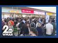 Long TSA line wait times