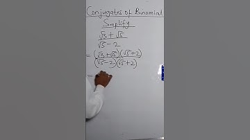 Conjugate Surds Simplified 1 #maths #conjugatesurds #surds #squareroot