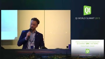 QtWS15- Effective multi platform development with Qt, Creator, QBS, and QEMU Andrew Knight, In