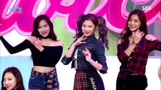 TWICE(트와이스) 'OOH-AHH하게(Like OOH-AHH)' Stage @ SBS Inkigayo 2015.10.25