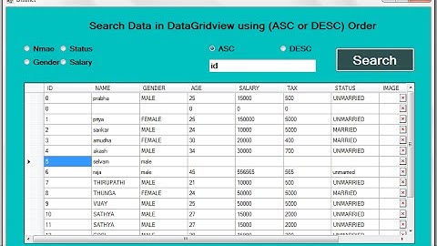 Search Datagridview ASC or DESC Order MANUALLY in .net