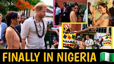 Harry & Meghan's WARM welcome in Nigeria 🇳🇬|| Meghan talks at light academy ||See who's present
