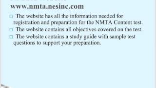 NMTA Content Knowledge General Info