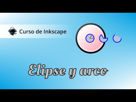 La herramienta elipse y arco de Inkscape