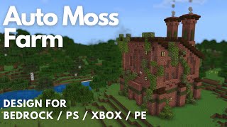 AUTOMATIC MOSS FARM | Aesthetic Minecraft Tutorial | Bedrock / MCPE / PS / XBOX [1.20+] by Nuvola MC 14,112 views 8 months ago 25 minutes