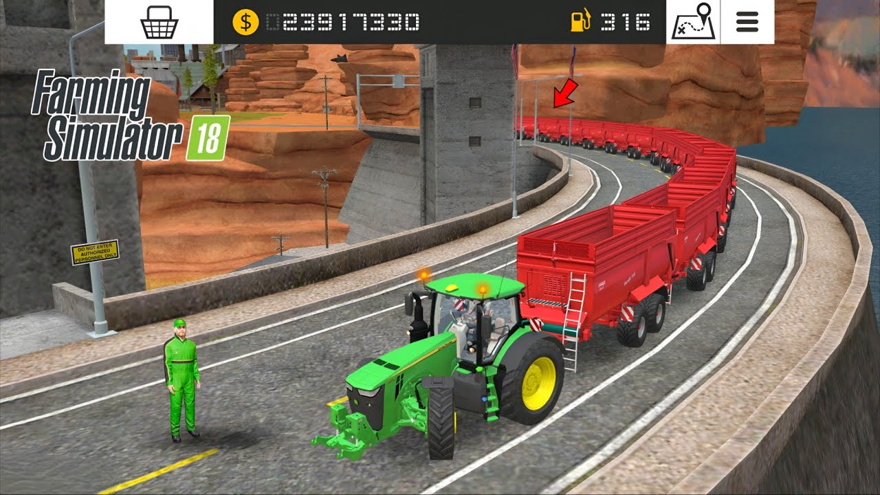 Fs 18 Making Long Trolly Gameplay ! Farming Simulator 18 Gameplay ! Timelapse 