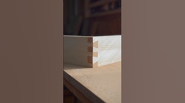 The 2 Types of Dovetail Through Joints #shorts #woodworking #diy