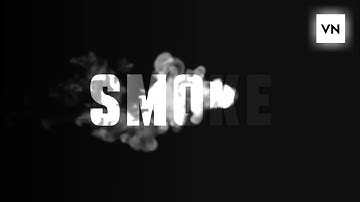 SMOKE Text Reveal Animation in vn video editor | Vn editor tutorial