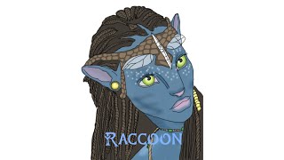 Raccoon: sketch of Neytiri. #neytiri #avatar #sketch