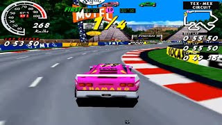 Speed Up - Gaelco 3D Hardware - TEX-MEX Circuit (Expert) - Pink Car - Full Race