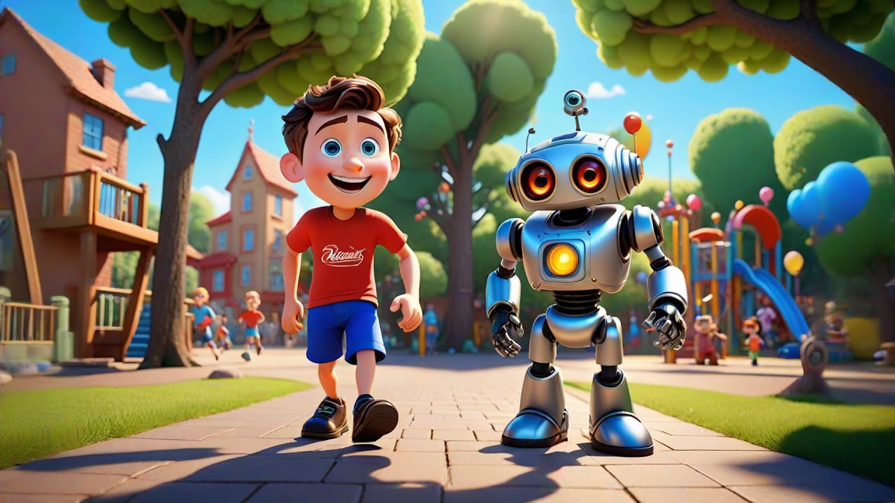 Walk Like a Robot | Fun Movement Song for Kids | Nursery Rhymes and Preschool Learning