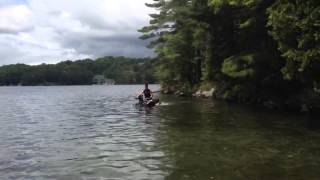 Yamaha Grizzly Water Wheelie