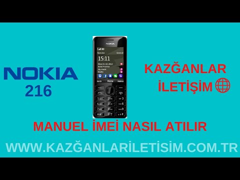 Nokia 216 manuel İmei nasıl atılır ?