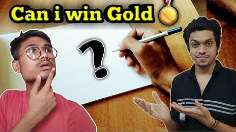 Can i win gold - Art Competition -sushant singht drawing @ItsArtAdda