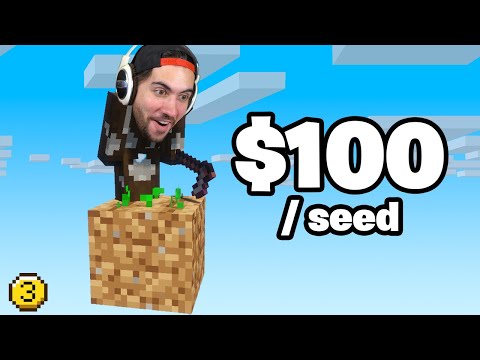 Can I Trade From A Seed To MILLIONAIRE In Minecraft? | Day 3