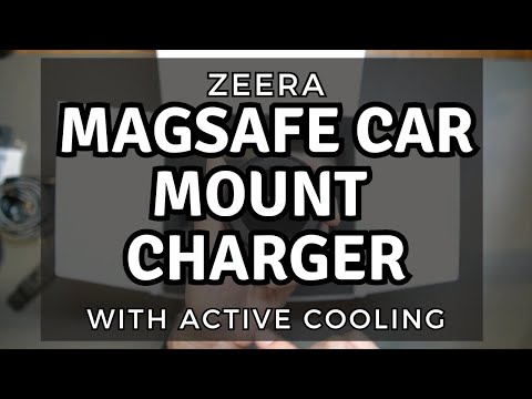 MagSafe Car Mount Charger with Active Cooling - ZEERA 