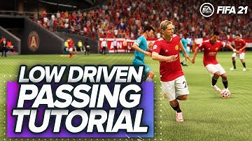 FIFA 21 LOW DRIVEN PASSING TUTORIAL - HOW TO BREAKDOWN OPPONENTS