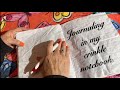 ASMR Crinkly notebook journaling (no talking) writing with pen 🖊