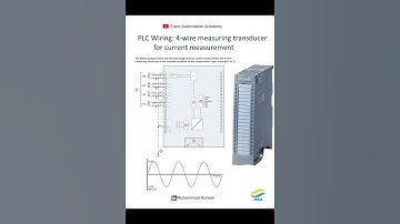 PLC Wiring  With 4-Wire Transducer Transmitter #plcwiring  #4wire  #transmittors  #instrumentation