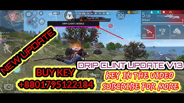 DRIP CLIENT FREE MOD MENU V13| HG CHEAT MOD MENU FREE| NO BAN NO BLACKLIST| MOBILE PANEL FREE|FF MAX