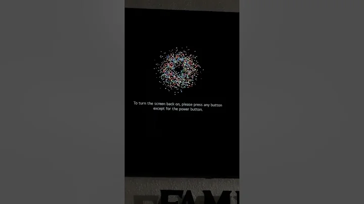 LG oled screen saver