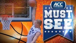 Celebrity Duke's Mason Plumlee Nasty Alley-Oop! - ACC Must See Moment Profile