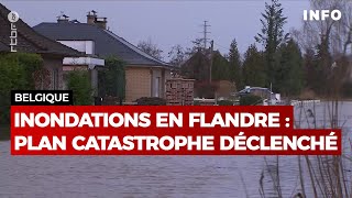 Inondations en Belgique : plan catastrophe déclenché sur une partie du nord du pays - RTBF Info