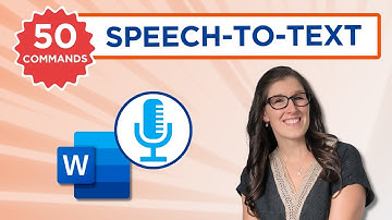 How to use Dictate in Microsoft Word - 50 Commands to Transcribe Audio to Text for Accessibility