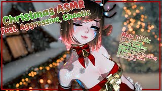 🎄 FAST and AGGRESSIVE Deer Girl Christmas ASMR 🎄  || Finger Follow, Camera Tapping, Countdown
