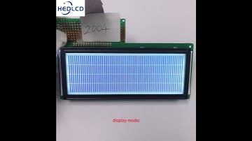 20 * 4 large-sized character dot matrix LCD display module, blue