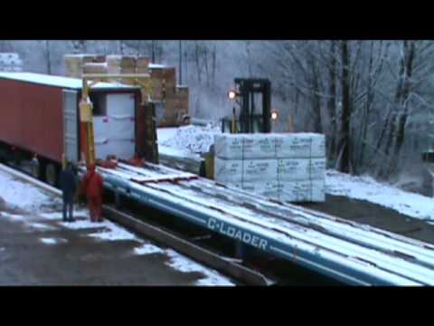 CSL Lumber Loading C-Loader - YouTube