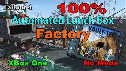 Fallout 4 100% Automated Lunch Box Factory
