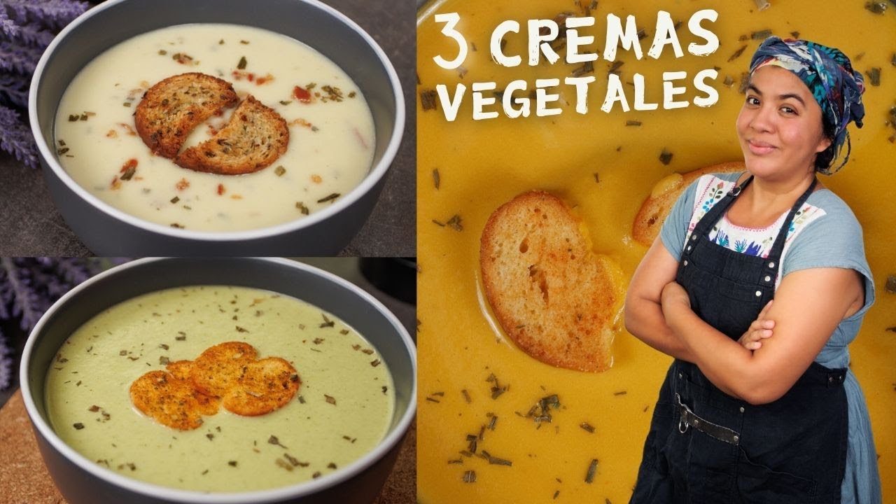 3 recetas de cremas de vegetales para el otoño