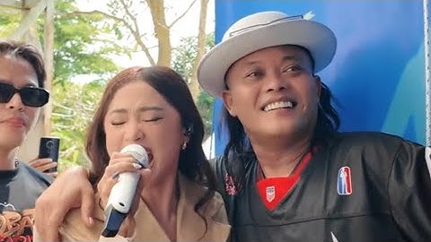ikan dalam kolam _ Dewi persik _ pembukaan taman anggur punya sule di subang